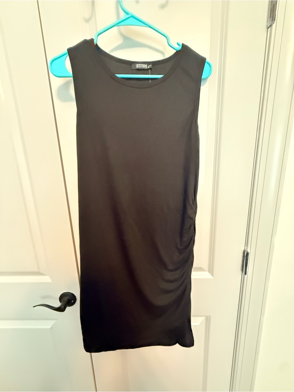 BTFBM Black Sleeveless Mini Dress